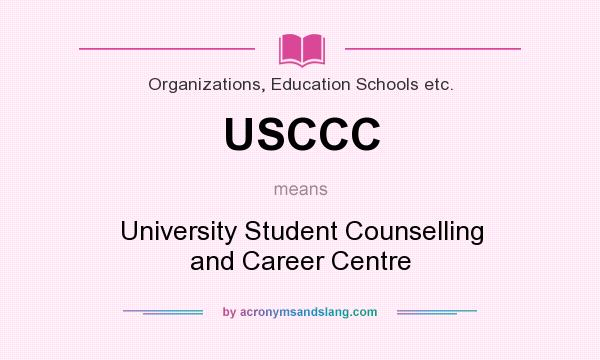 What does USCCC mean? It stands for University Student Counselling and Career Centre