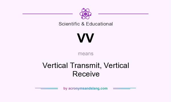 What does VV mean? It stands for Vertical Transmit, Vertical Receive