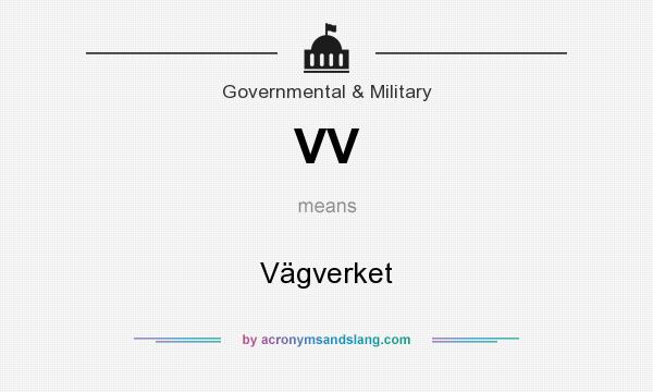 What does VV mean? It stands for Vägverket