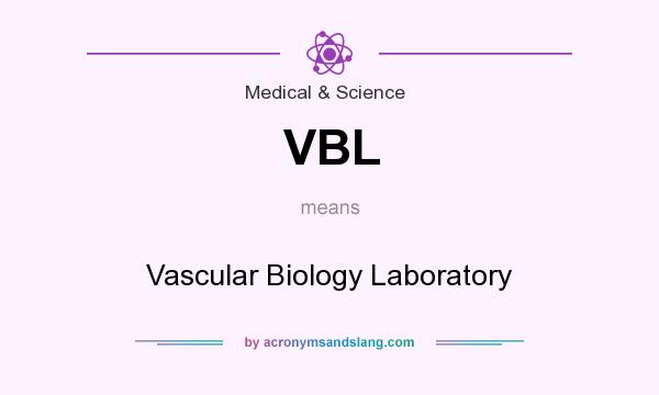 What does VBL mean? It stands for Vascular Biology Laboratory