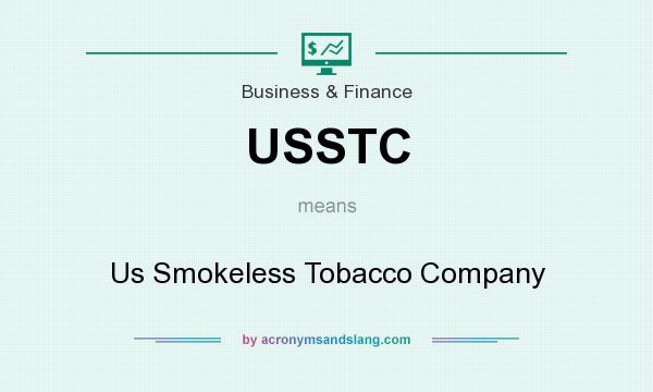 What does USSTC mean? It stands for Us Smokeless Tobacco Company