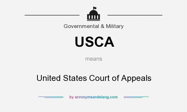 What does USCA mean? It stands for United States Court of Appeals