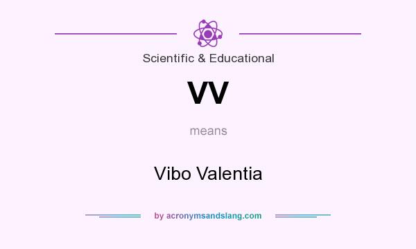 What does VV mean? It stands for Vibo Valentia