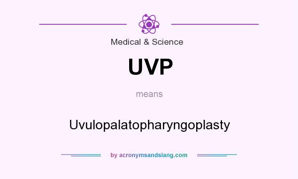 What does UVP mean? It stands for Uvulopalatopharyngoplasty