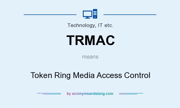 What does TRMAC mean? It stands for Token Ring Media Access Control