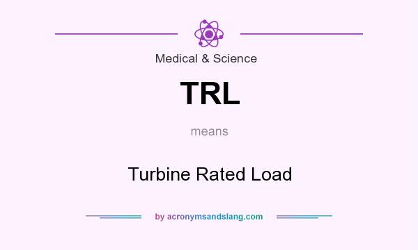 What does TRL mean? It stands for Turbine Rated Load