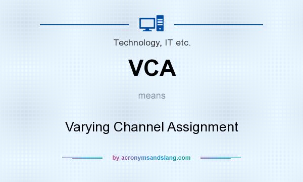 What does VCA mean? It stands for Varying Channel Assignment