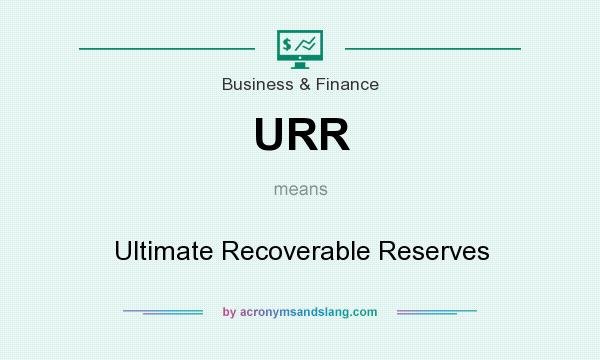 What does URR mean? It stands for Ultimate Recoverable Reserves
