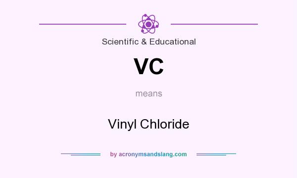 What does VC mean? It stands for Vinyl Chloride