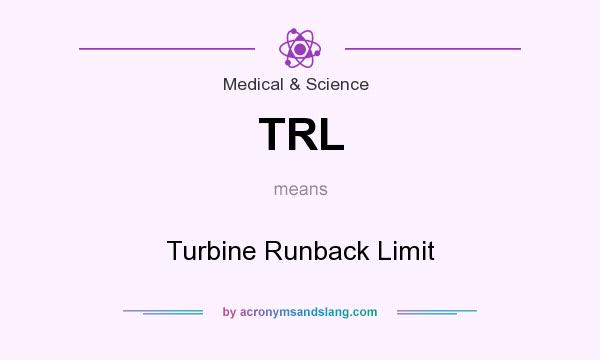 What does TRL mean? It stands for Turbine Runback Limit