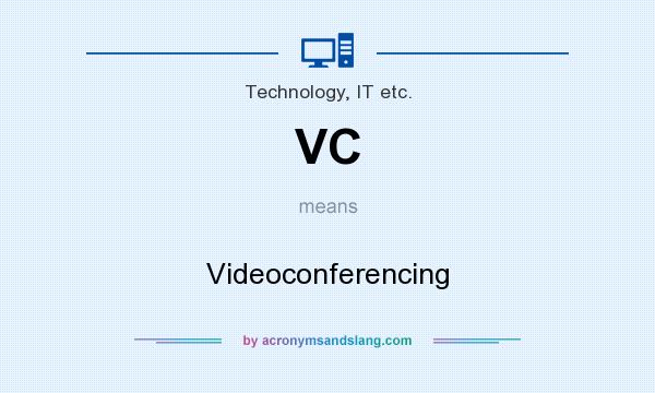 What does VC mean? It stands for Videoconferencing