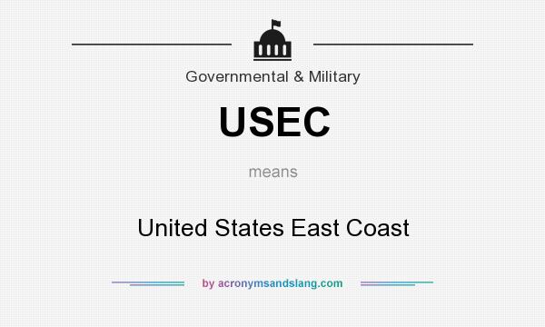 What does USEC mean? It stands for United States East Coast