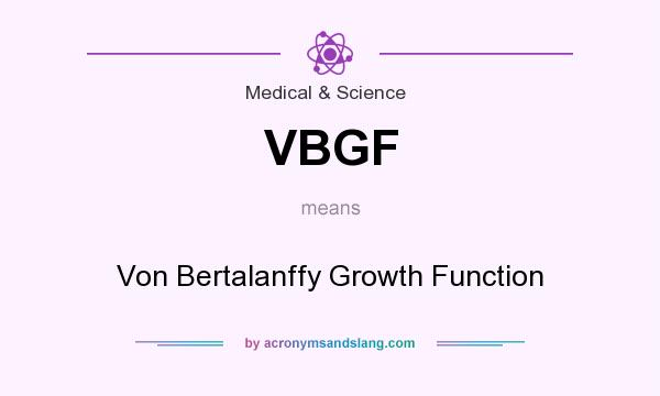 What does VBGF mean? It stands for Von Bertalanffy Growth Function
