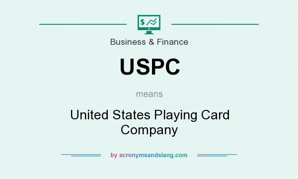 What does USPC mean? It stands for United States Playing Card Company