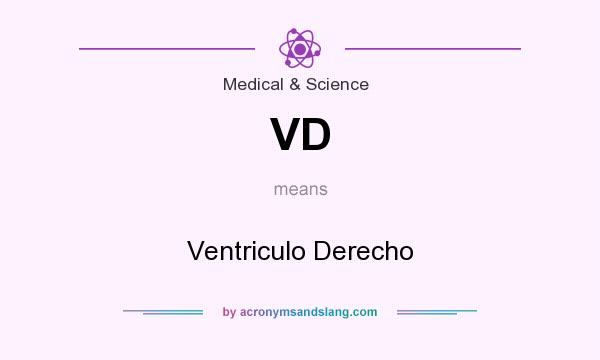 What does VD mean? It stands for Ventriculo Derecho