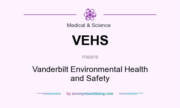 What does VEHS mean? It stands for Vanderbilt Environmental Health and Safety