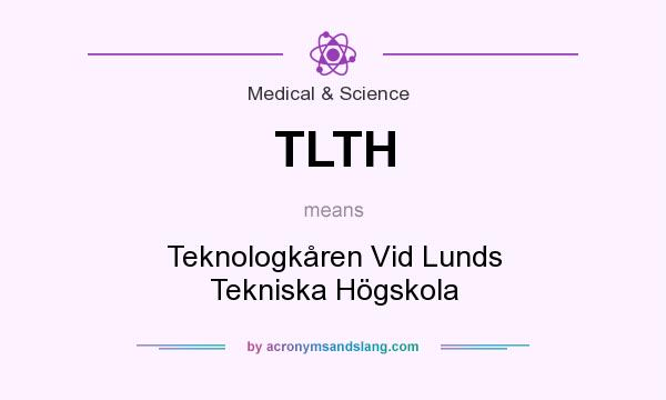 What does TLTH mean? It stands for Teknologkåren Vid Lunds Tekniska Högskola