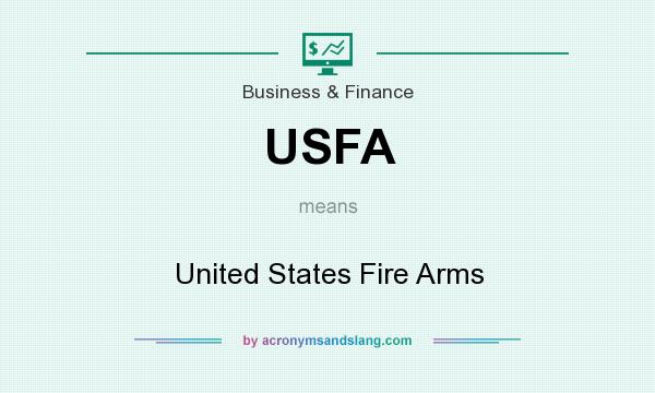 What does USFA mean? It stands for United States Fire Arms
