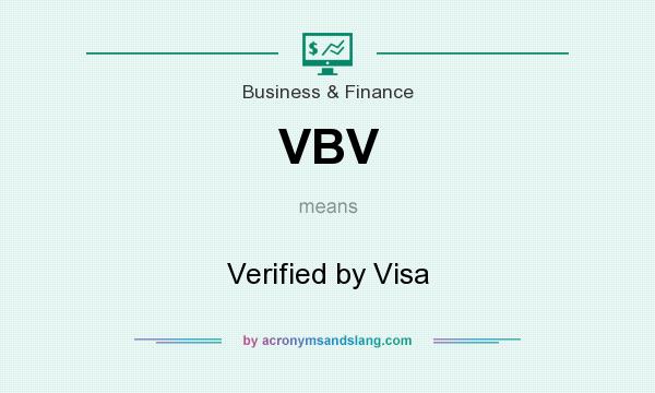 What does VBV mean? It stands for Verified by Visa