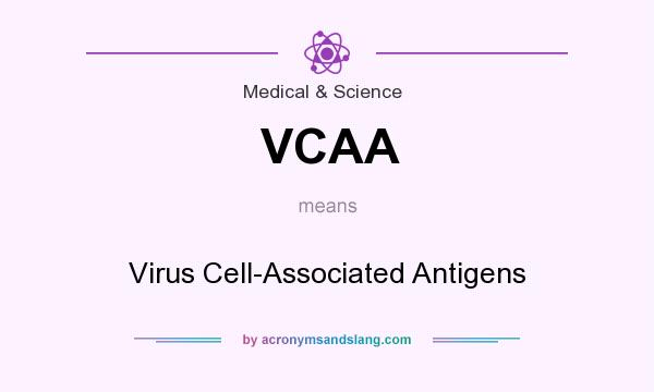 What does VCAA mean? It stands for Virus Cell-Associated Antigens