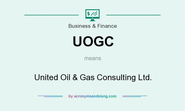 What does UOGC mean? It stands for United Oil & Gas Consulting Ltd.