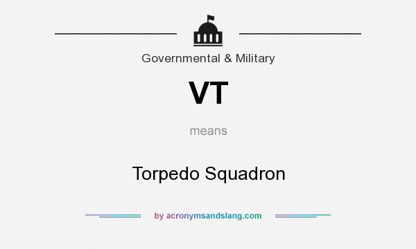 What does VT mean? It stands for Torpedo Squadron