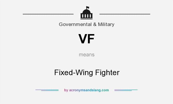 What does VF mean? It stands for Fixed-Wing Fighter