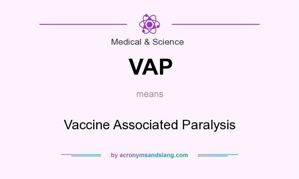 What does VAP mean? It stands for Vaccine Associated Paralysis