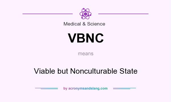 What does VBNC mean? It stands for Viable but Nonculturable State