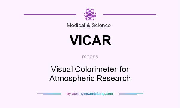 What does VICAR mean? It stands for Visual Colorimeter for Atmospheric Research