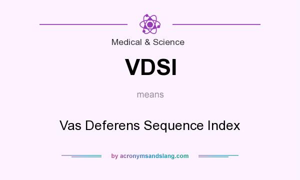 What does VDSI mean? It stands for Vas Deferens Sequence Index