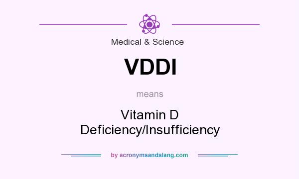 What does VDDI mean? It stands for Vitamin D Deficiency/Insufficiency