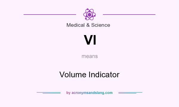What does VI mean? It stands for Volume Indicator