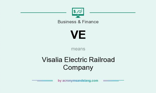 What does VE mean? It stands for Visalia Electric Railroad Company