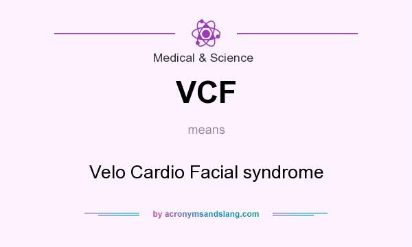 What does VCF mean? It stands for Velo Cardio Facial syndrome