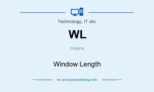 What does WL mean? It stands for Window Length