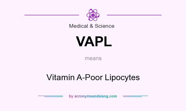 What does VAPL mean? It stands for Vitamin A-Poor Lipocytes