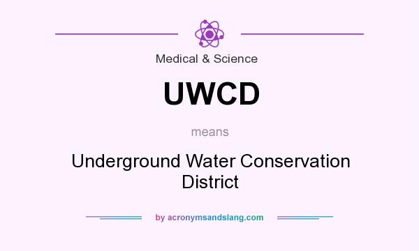 What does UWCD mean? It stands for Underground Water Conservation District