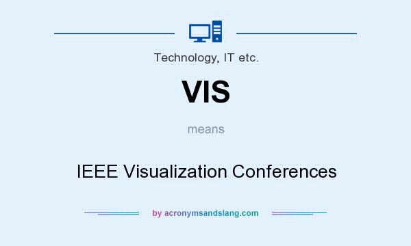 What does VIS mean? It stands for IEEE Visualization Conferences