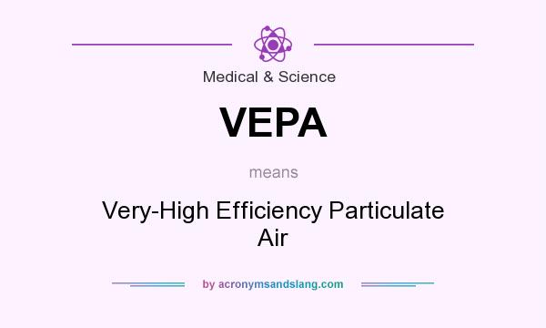 What does VEPA mean? It stands for Very-High Efficiency Particulate Air