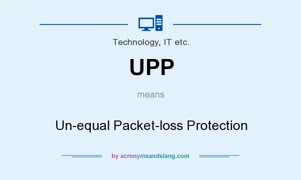 What does UPP mean? It stands for Un-equal Packet-loss Protection