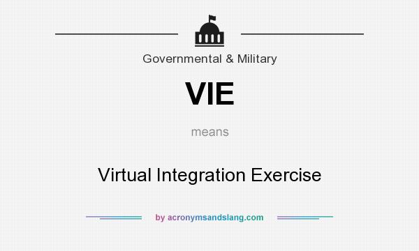 What does VIE mean? It stands for Virtual Integration Exercise