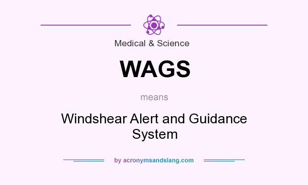 What does WAGS mean? It stands for Windshear Alert and Guidance System