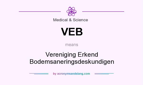 What does VEB mean? It stands for Vereniging Erkend Bodemsaneringsdeskundigen