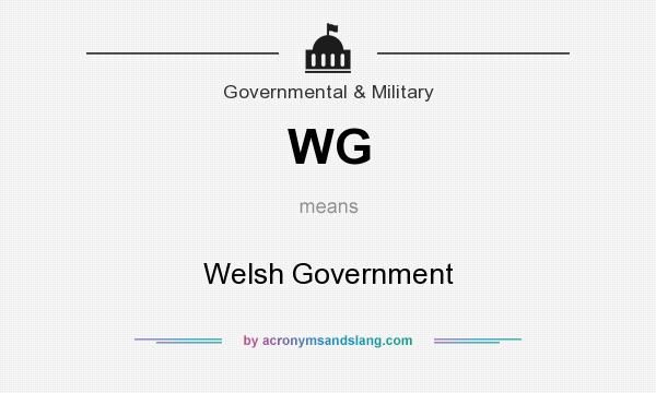 What does WG mean? It stands for Welsh Government