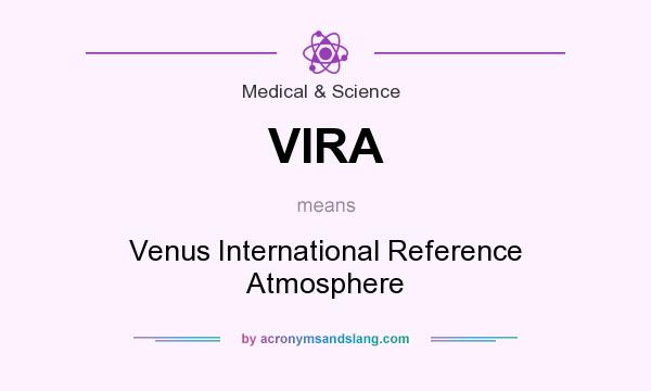 What does VIRA mean? It stands for Venus International Reference Atmosphere