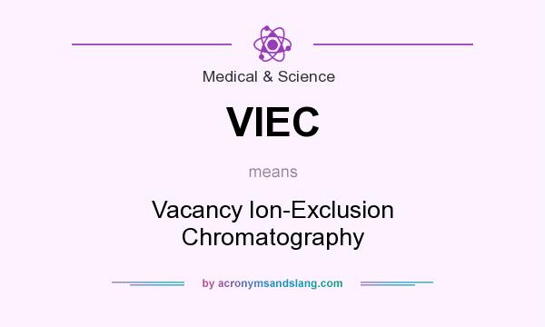What does VIEC mean? It stands for Vacancy Ion-Exclusion Chromatography