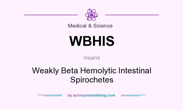 What does WBHIS mean? It stands for Weakly Beta Hemolytic Intestinal Spirochetes