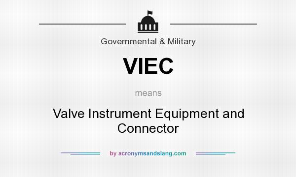 What does VIEC mean? It stands for Valve Instrument Equipment and Connector