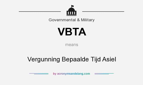 What does VBTA mean? It stands for Vergunning Bepaalde Tijd Asiel